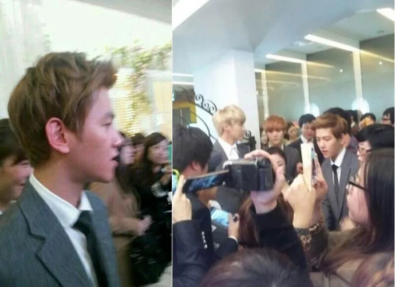 Member EXO di pesta pernikahan kakak Baekhyun ©soompi.com