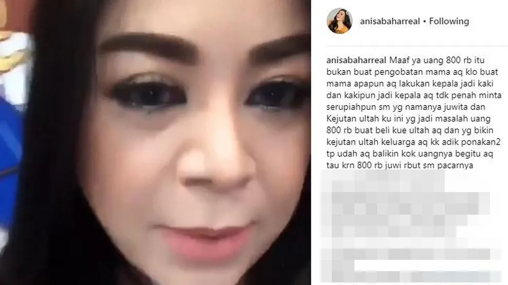 Annisa Bahar bertengkar dengan Juwita gara-gara uang Rp 800 ribu ©anisabaharreal