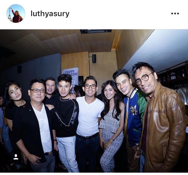 Baim Wong, kepergok datang bersama perempuan cantik bernama Luthya Sury © Instagram.com