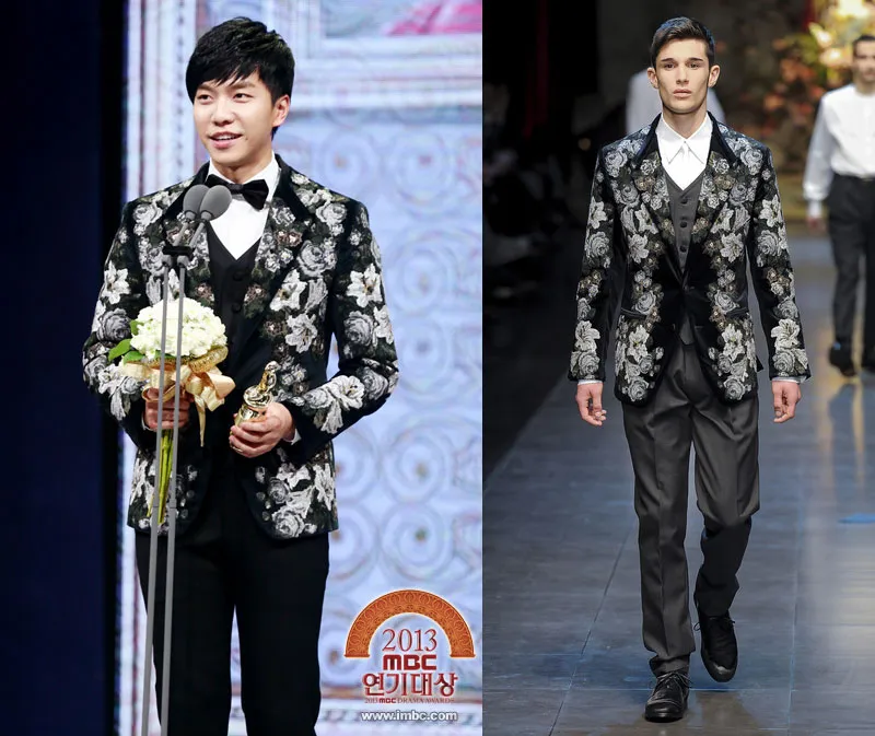 Lee Seung Gi saat menjadi pembawa acara di MBC Drama Awards @soompi.com