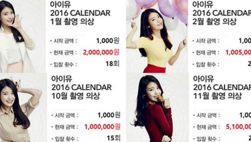 Pakaian yang pernah dipakai IU ditawar super mahal. © allkpop.com