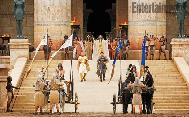 Setting yang megah benar-benar dihadirkan dalam film ini oleh Ridley Scott.