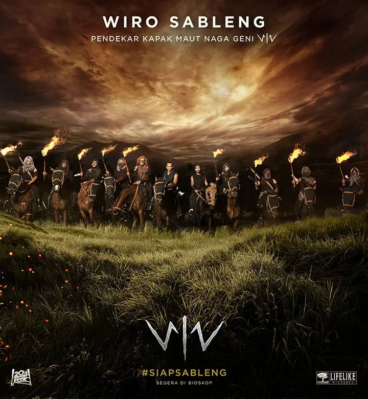 Mampukah Wiro Sableng dan sahabat mereka melawan Golongan Hitam? Tonton sendiri dalam filmnya nanti. (Kredit: Lifelike Pictures)