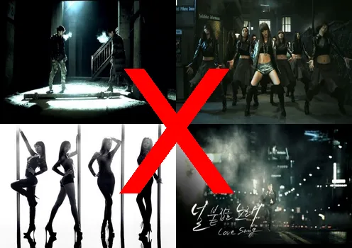 Berbagai alasan membuat music video dari bintang K-Pop ini dilarang tayang. ©ningin.com