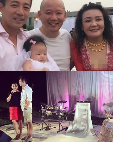 Perayaan tiga bulan putri Barbie Hsu di Shanghai. @xin.msn.com