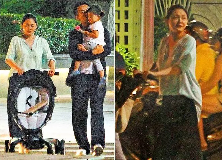 Barbie Hsu saat makan malam bersama keluarga. ©toggle.sg