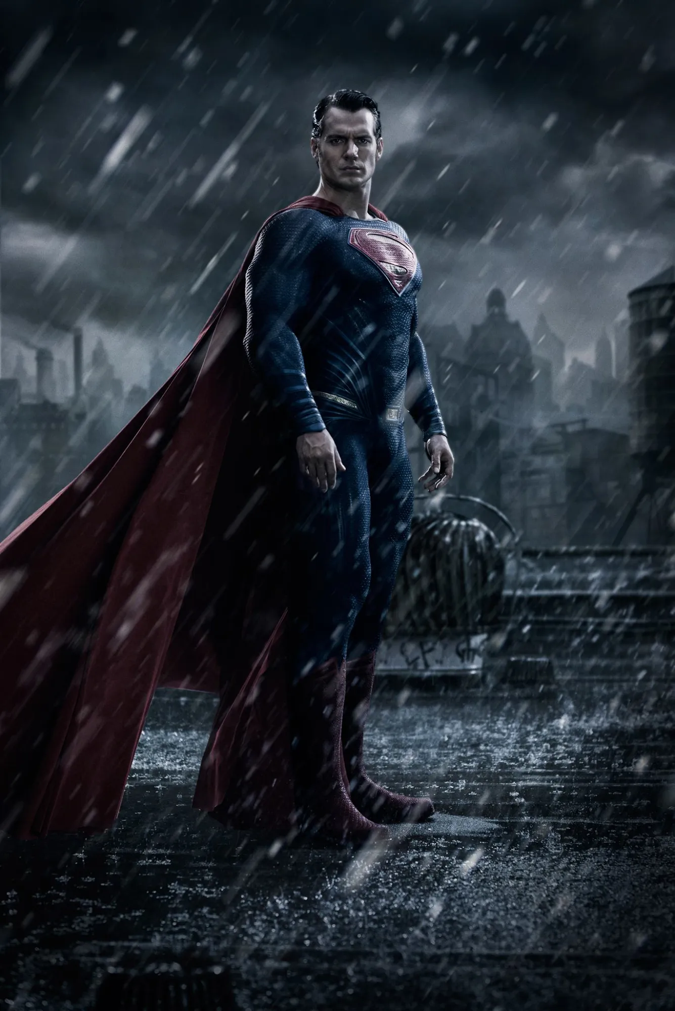 Superman dalam Dawn Of Justice @Facebook.com/batmanvsuperman