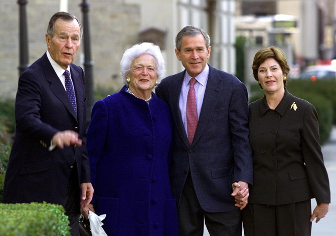 Barbara Bush (credit : AFP)