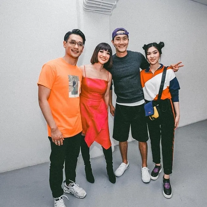 Afan, BCL, Choi Siwon & Isyana Sarasvati © instagram.com/teambcl