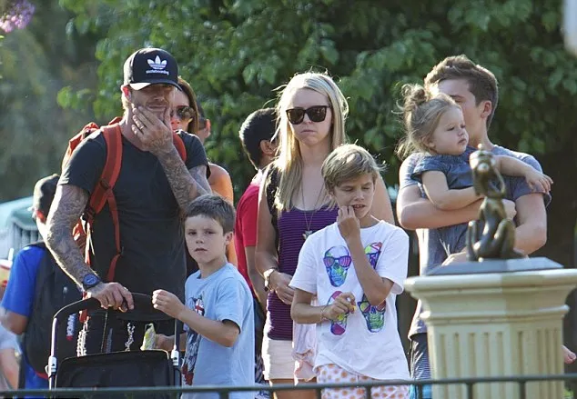 Keluarga Beckham @ dailymail.co.uk