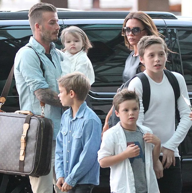 Keluarga Beckham @ dailymail.co.uk