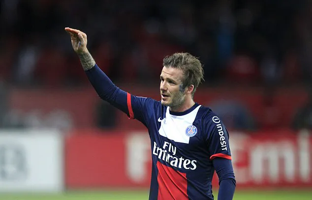 Pertandingan terakhir David Beckham berlangsung mengharukan Foto:dailymail