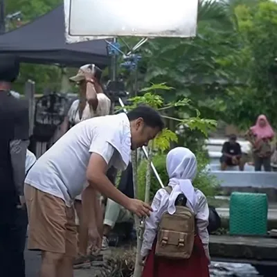 Behind The Scene Adegan Sepatu Zahra Kecebur di Film CHILDREN OF HEAVEN yang bikin deg-degan