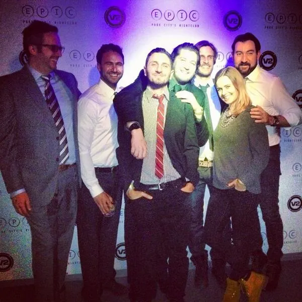 Gareth Evans dan tim XYZ Film di Sundance 2014 |Foto: @XYZFilms