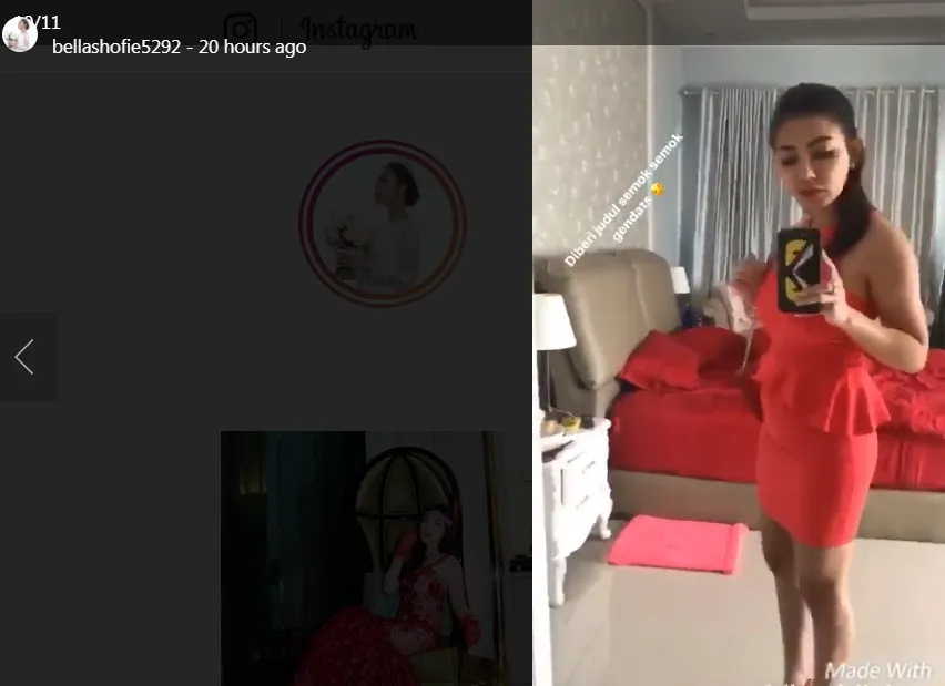 Bella sekarang jadi lebih gendut ©instagram/bellashofie5292