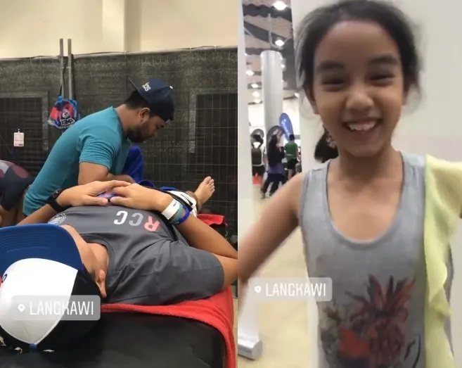 Laudya dan Aleesya menyusul Emran ke Langkawi ©instagram/laudyacynthiabella