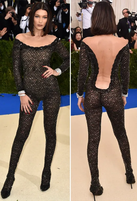 Kira-kira bagaimana reaksi The Weeknd saat melihat gaya Bella yang satu ini ya? © istimewa