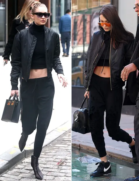 Gigi vs Bella, gaya siapa yang lebih keren? © istimewa