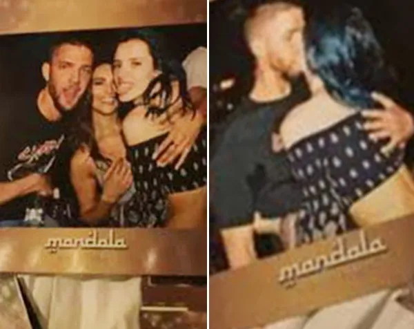 Foto mesra Bella dan Chandler juga beredar di Snapchat © via Hollywoodlife