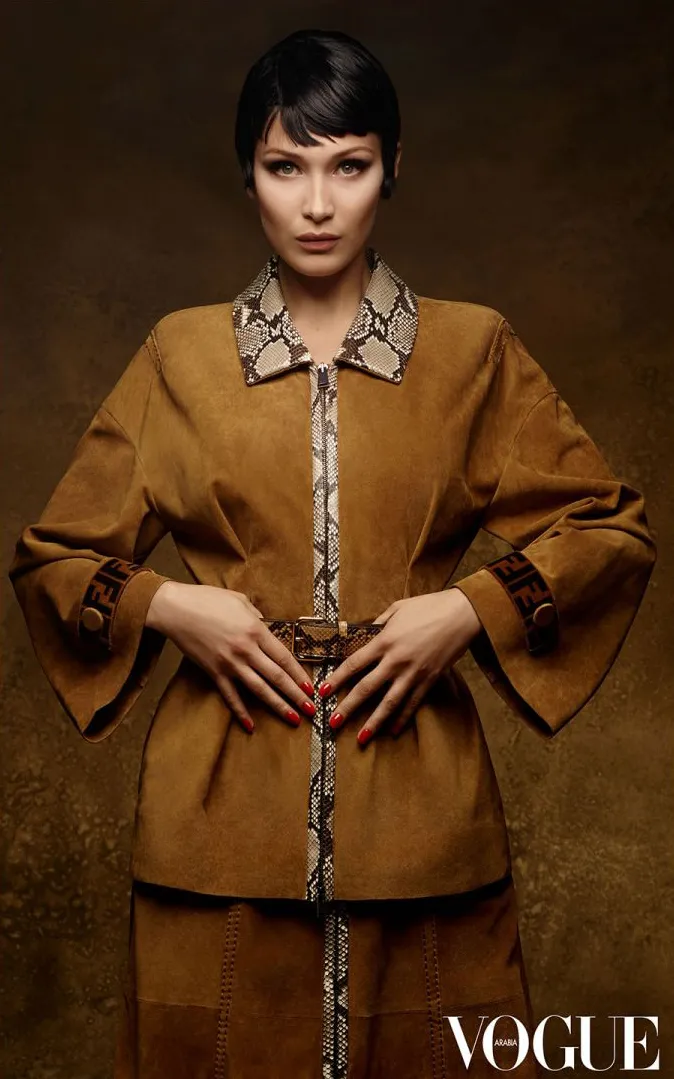 Meski nggak diet terlalu ketat seperti model lainnya, Bella tetap cantik bukan? ;) © Vogue Arabia
