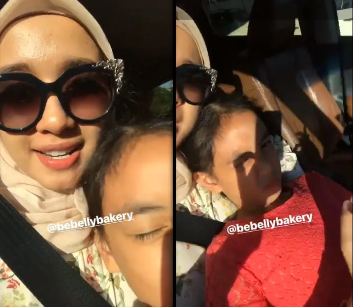 Laudya Cynthia Bella dan Aleesya yang begitu dekat. © Instagram/laudyacynthiabella