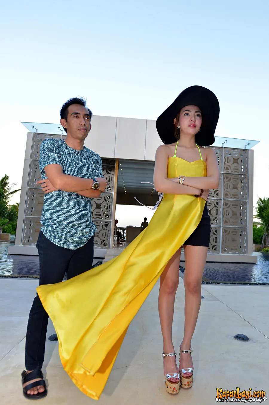 Menjadi istri kedua, di bulan Ramadan Bella Shofie berbagi waktu dengan istri pertama Suryono. ©KapanLagi.com®/Bambang E Ros