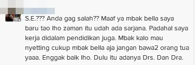 Komentar pedas salah seorang haters Bella/©instagram.com/barbie_bellashofie
