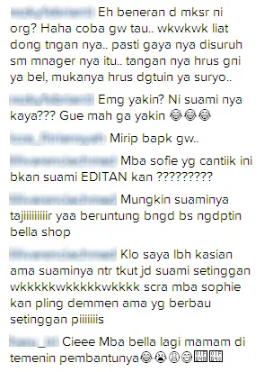Komentar haters mengenai foto Bella / © Instagram