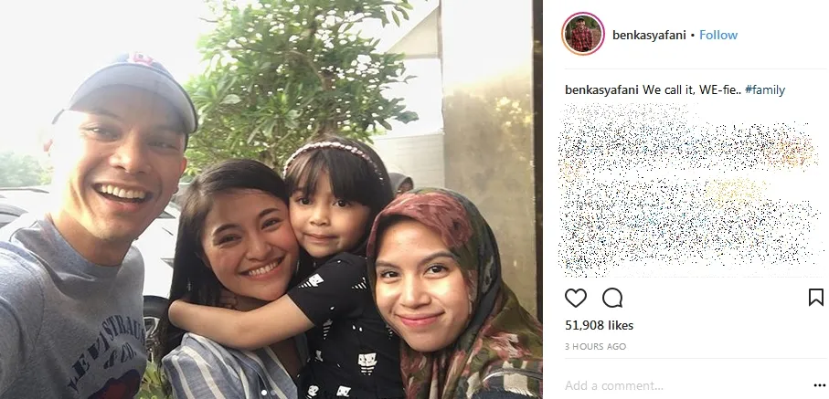Marshanda akhirnya bertemu dengan Sienna ©instagram/benkasyafani
