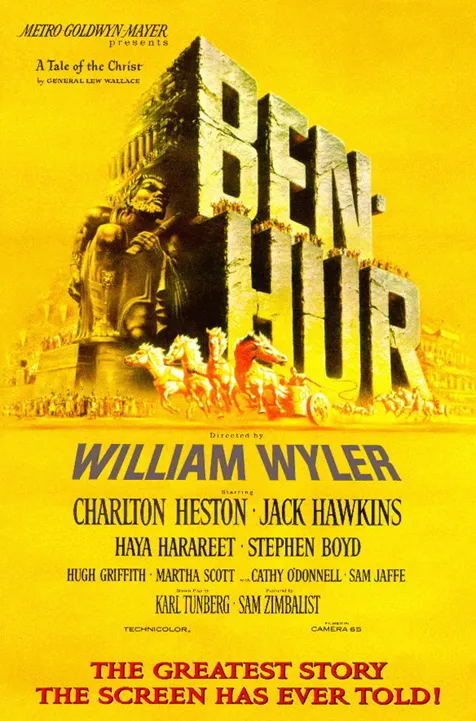 Promo Poster BEN-HUR (1959) @foto: scene-stealers.com
