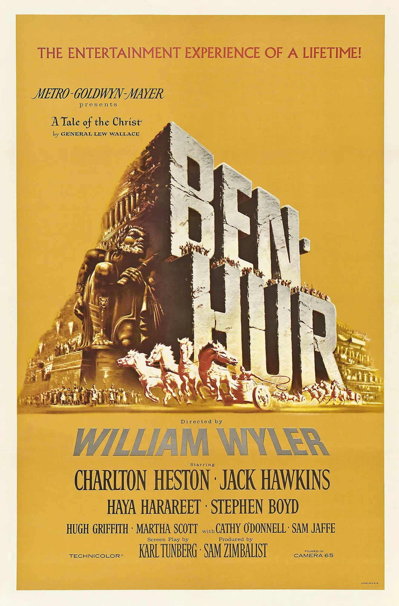 Poster lawas film BEN-HUR (1959) / © MGM Studio