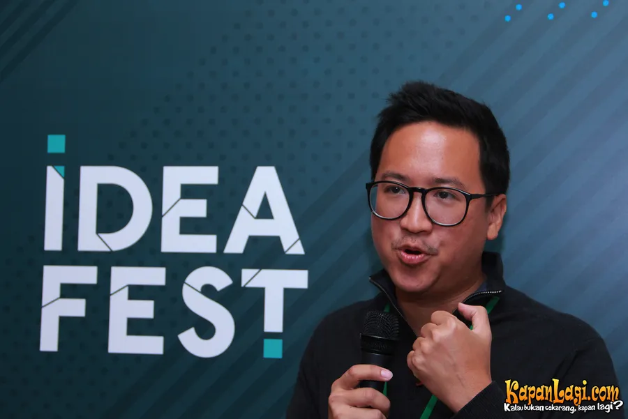 Ben Soebiakto percaya perusahaan punya tanggung jawab memajukan industri ekonomi kreatif. ©KapanLagi.com/Muhammad Akrom Sukarya