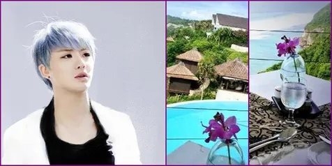 Junsu liburan di Bali?