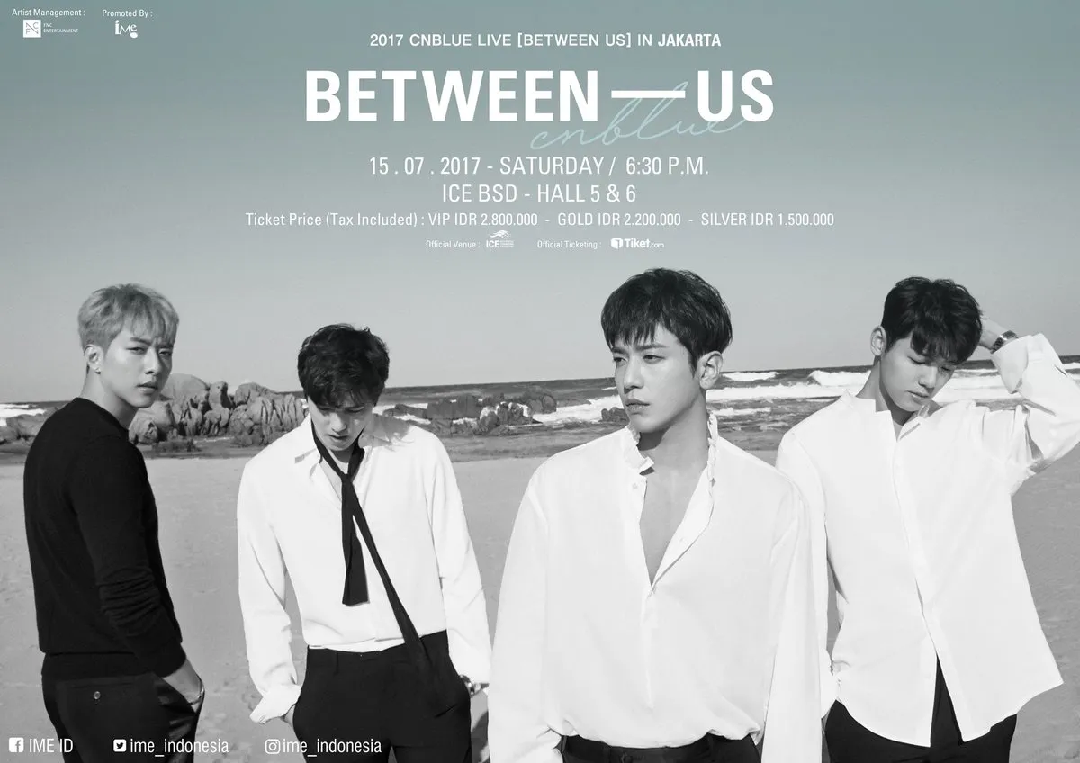 CN Blue juga mau ke Indonesia lho © IME Indonesia