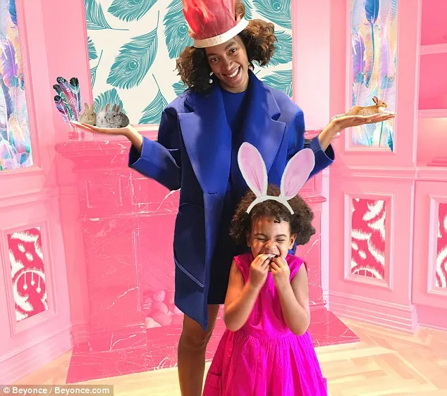 Blue Ivy seru-seruan jelang Paskah bareng Solange ©beyonce.com