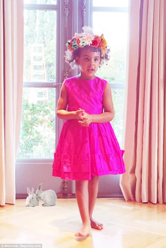 Blue Ivy makin mirip dengan Jay Z ©beyonce.com