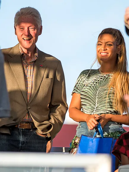 Beyonce rayakan ulang tahunnya bersama Bill Clinton di Philadelphia/©Splashnews via People.com
