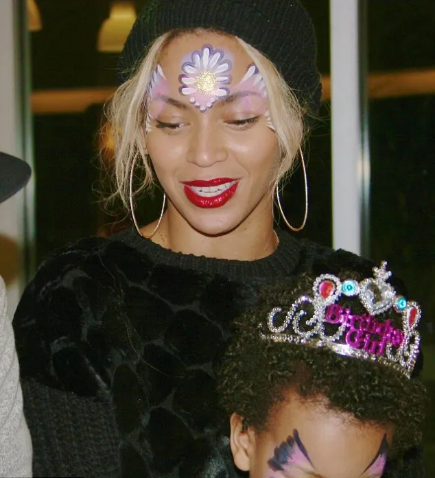 Perayaan ulang tahun putri Beyonce @ dailymail.co.uk