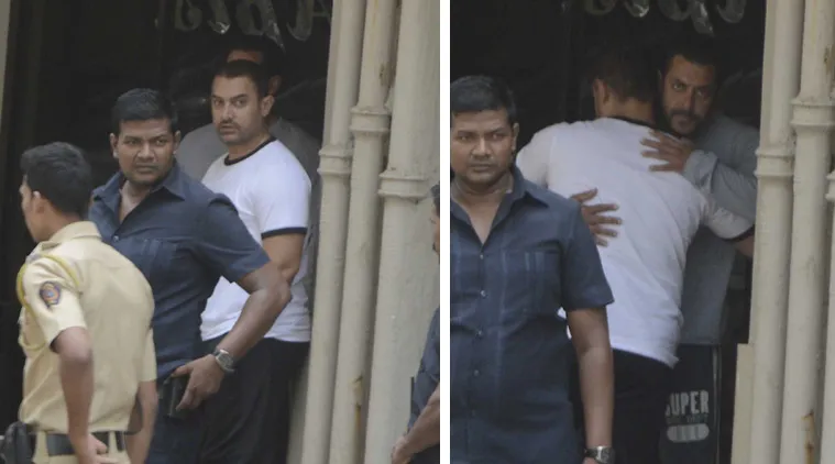 Inilah momen saat Aamir Khan datang ke kediaman Salman untuk memberikan dukungannya @indianexpress.com