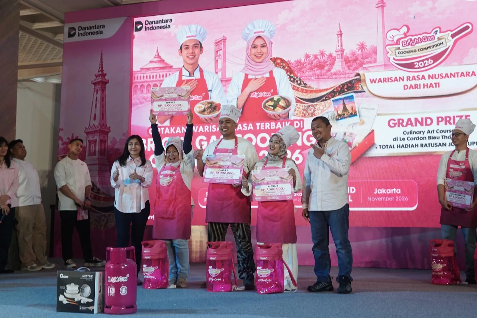 Juara 1, 2, dan 3 Semifinal BGCC 2026 Yogyakarta. (Sumber: Istimewa)