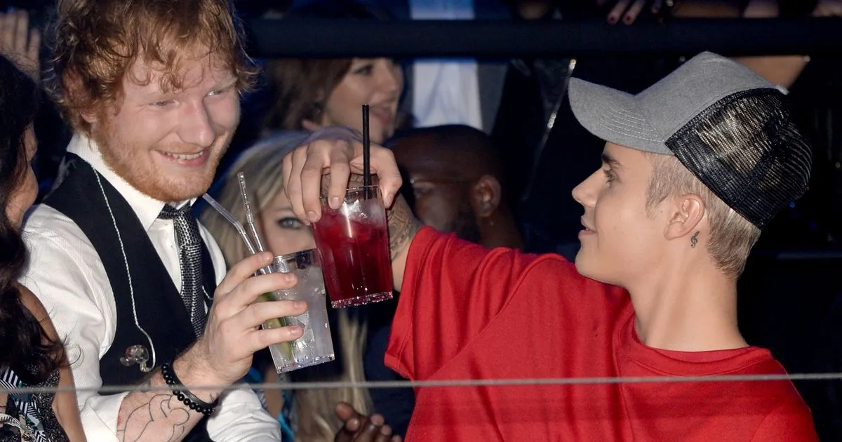 Justin Bieber & Ed Sheeran © Mirror