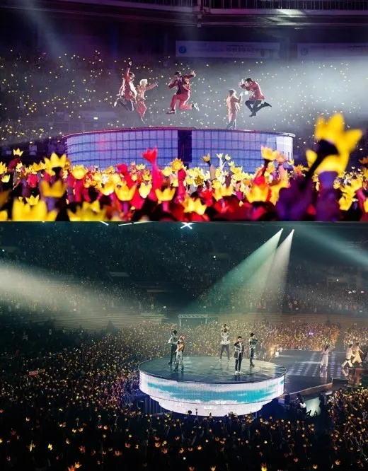 Konser Big Bang +A in Seoul 2014 pada Minggu (26/1) kemarin foto via soompi.com