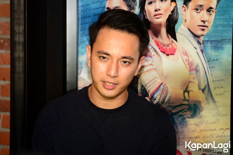 Billy Davidson menyebut pria seperti wine yang makin lama makin mahal. ©KapanLagi.com/Bayu Herdianto