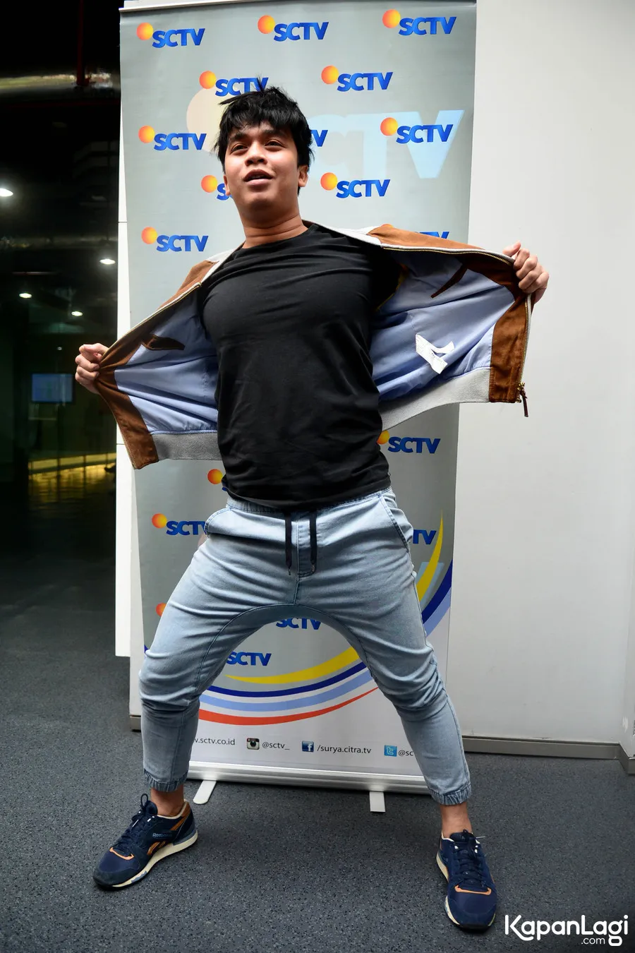 Tubuh Billy Syahputra terlihat jauh lebih kurus dari masa lalu. ©KapanLagi.com/Bayu Herdianto