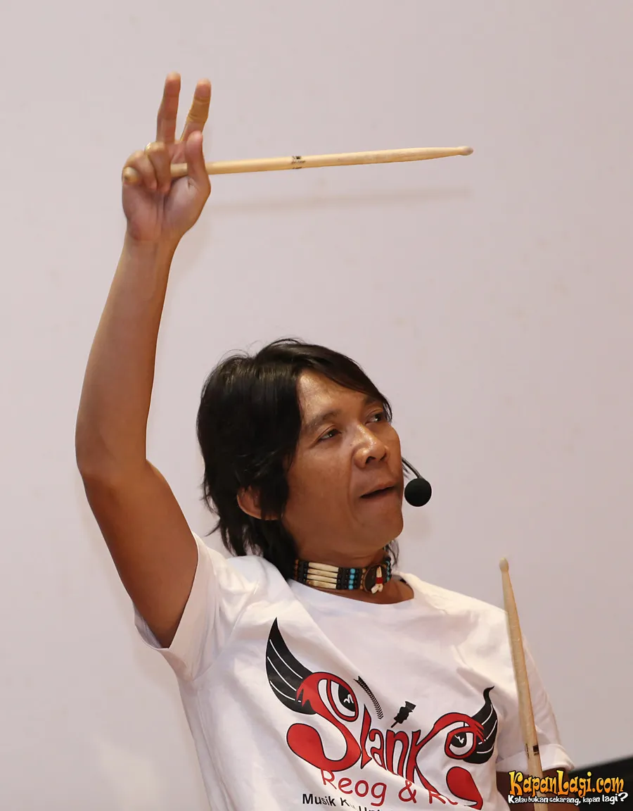 Bimbim Slank menyoroti masalah kabut asap yang kembali berulang tiap tahunnya. ©KapanLagi.com/Agus Apriyanto