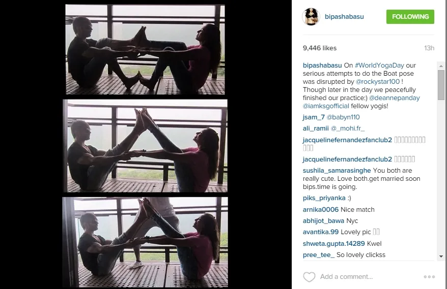 Bipasha dan Karan makin lengket, jadian? @instagram/bipashabasu