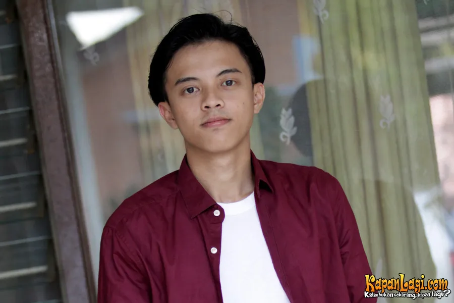 Bisma memerakan karakter yang berbalik 180 derajat dengan kehidupannya sehari-hari. @KapanLagi.com®/Muhammad Rasyad