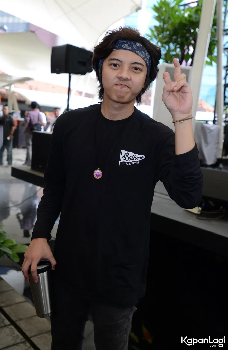 Bisma sering mengajar cucu SBY dance. ©KapanLagi.com/Muhammad Akrom Sukarya