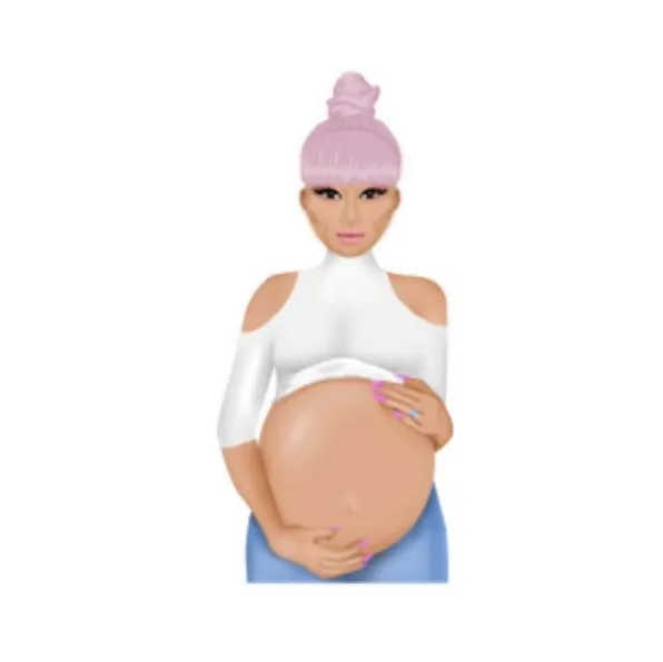 Rob dan Blac sebar kabar kehamilan © instagram.com/blacchyna
