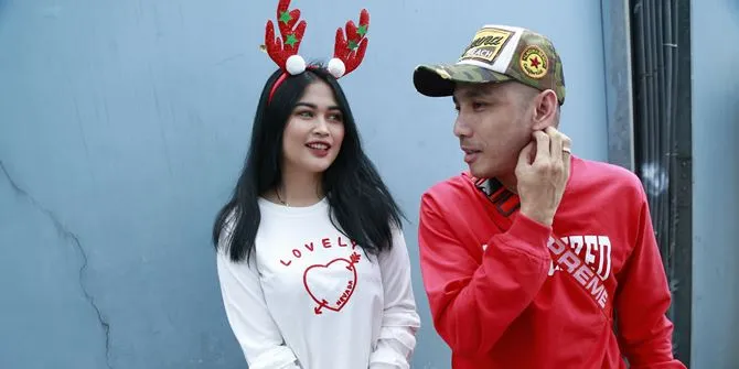 Franky selalu berikan support pada Ovi Sovianti © KapanLagi.com/Agus Apriyanto